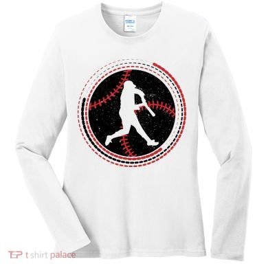 Funny Baseball Gift For Baseball Team Sport Team Women's Long Sleeve Shirt