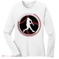 Funny Baseball Gift For Baseball Team Sport Team Women's Long Sleeve Shirt thumb 0