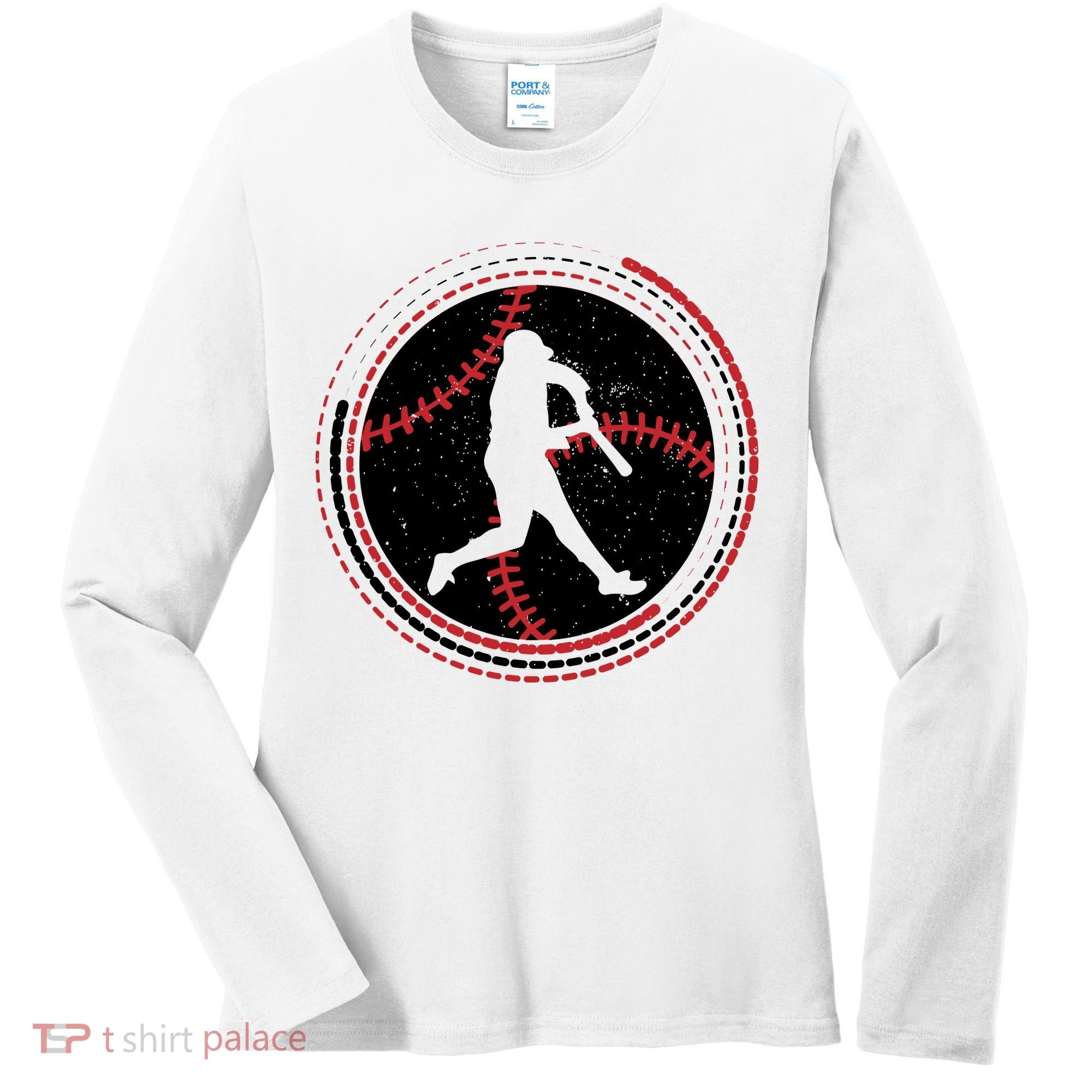 Funny Baseball Gift For Baseball Team Sport Team Women's Long Sleeve Shirt