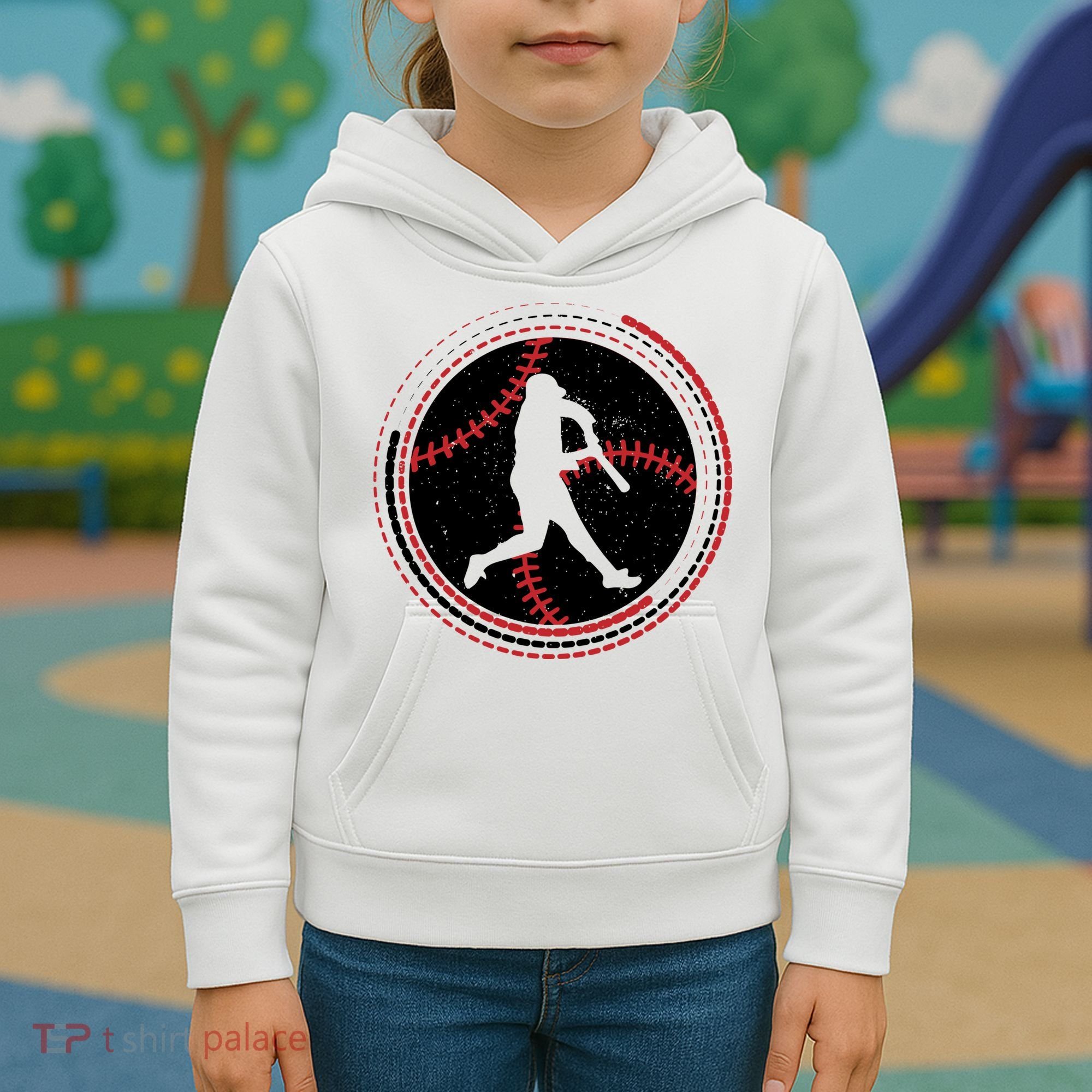 Funny Baseball Gift For Baseball Team Sport Team Kids Hoodie