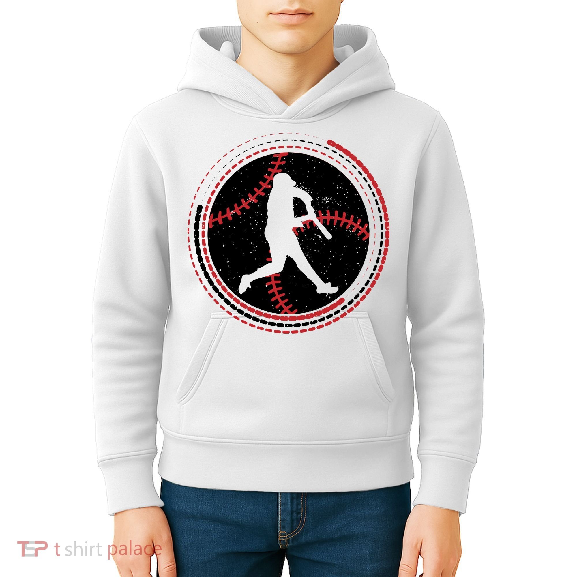 Funny Baseball Gift For Baseball Team Sport Team Kids Hoodie