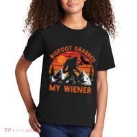 Funny Bigfoot Grabbed My Wiener Retro Bbq Humor Kids T-Shirt thumb 2