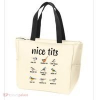 Funny Bird Gift Nice Tits Ornithology Tote Bag thumb 3