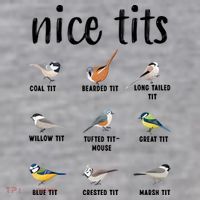 Funny Bird Gift Nice Tits Ornithology Infant Fleece One Piece thumb 2