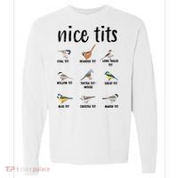 Funny Bird Gift Nice Tits Ornithology Comfort Colors Heavyweight Long Sleeve T-Shirt thumb 0