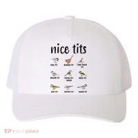 Funny Bird Gift Nice Tits Ornithology Yupoong Adult 5-Panel Trucker Hat thumb 0