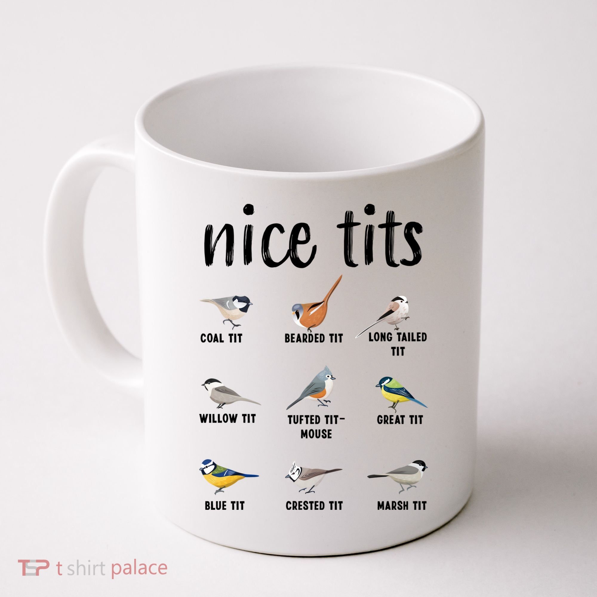 Funny Bird Gift Nice Tits Ornithology Coffee Mug