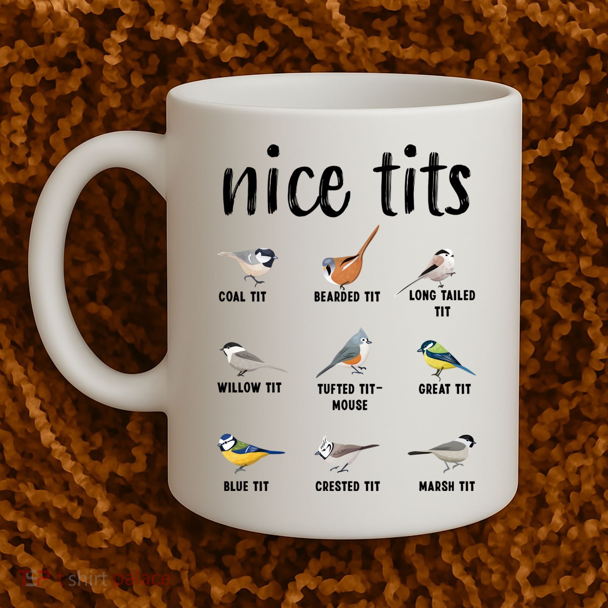 Funny Bird Gift Nice Tits Ornithology Coffee Mug