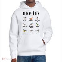 Funny Bird Gift Nice Tits Ornithology District V.I.T. Heavyweight Hoodie thumb 0