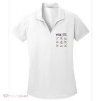 Funny Bird Gift Nice Tits Ornithology Women's Dry Zone Grid Polo thumb 0