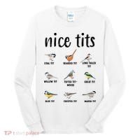 Funny Bird Gift Nice Tits Ornithology Tall Long Sleeve Shirt thumb 0