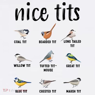 Funny Bird Gift Nice Tits Ornithology Tall Long Sleeve Shirt