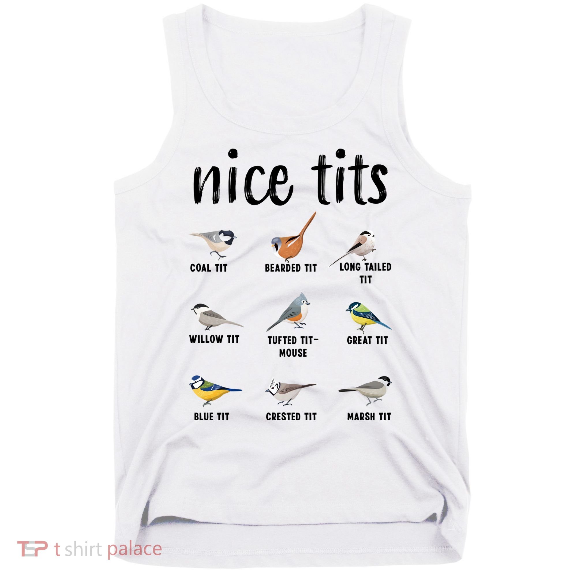 Funny Bird Gift Nice Tits Ornithology Tank Top