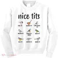 Funny Bird Gift Nice Tits Ornithology Kids Sweatshirt thumb 0