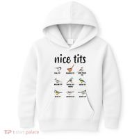 Funny Bird Gift Nice Tits Ornithology Kids Hoodie thumb 0