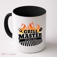 Funny Bbq Grill Master Worlds Best Grillfather Grillers Cute Gift Coffee Mug thumb 0