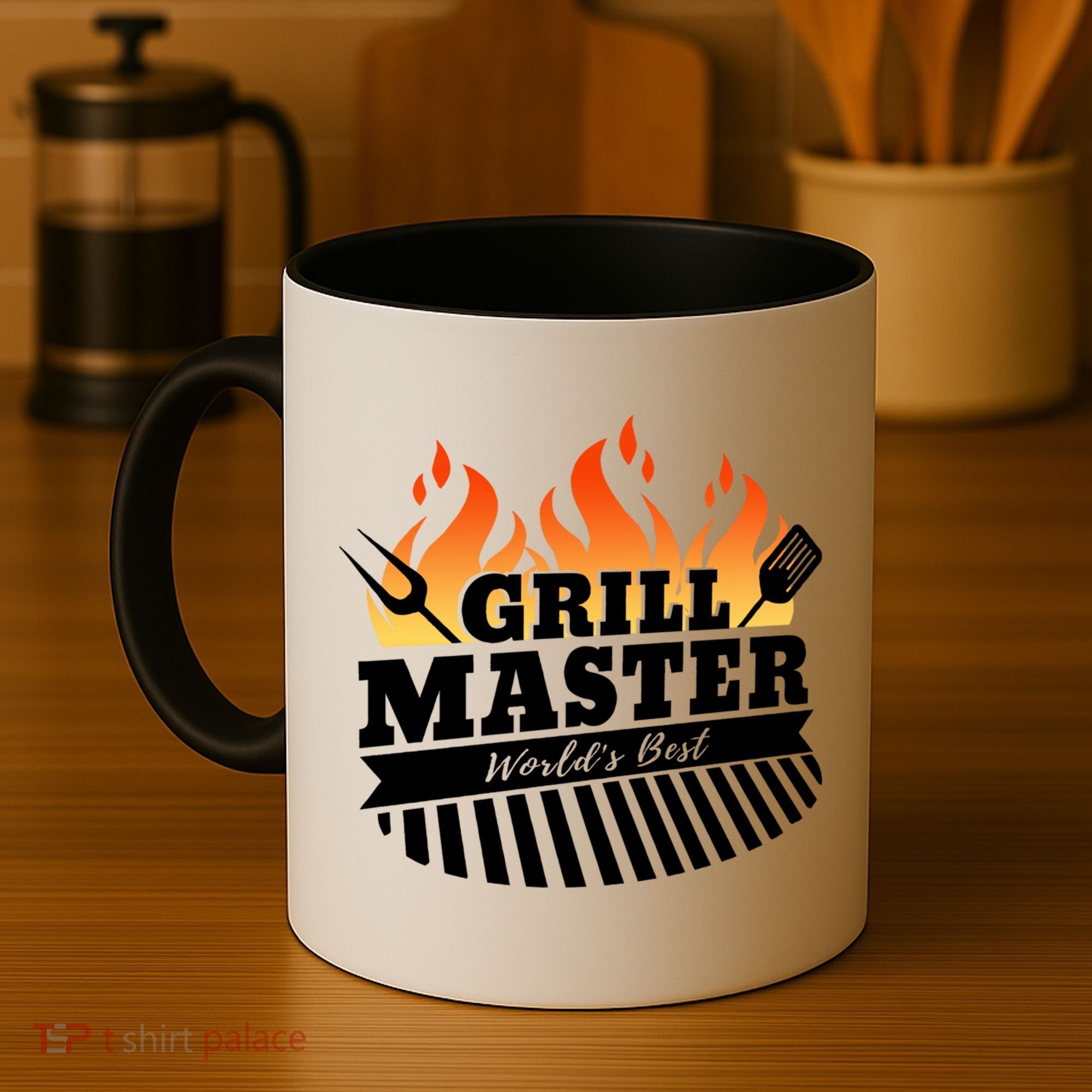Funny Bbq Grill Master Worlds Best Grillfather Grillers Cute Gift Coffee Mug
