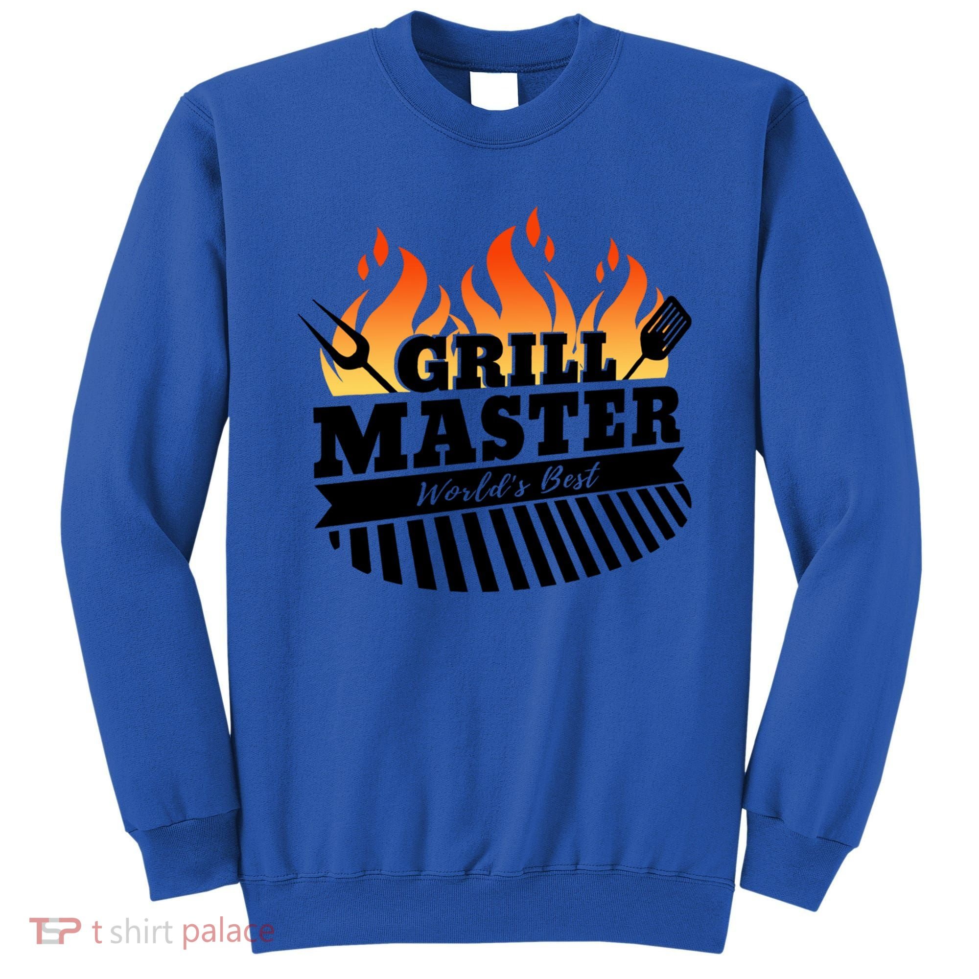 Funny Bbq Grill Master Worlds Best Grillfather Grillers Cute Gift Sweatshirt