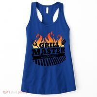 Funny Bbq Grill Master Worlds Best Grillfather Grillers Cute Gift Women's Tank Top thumb 0