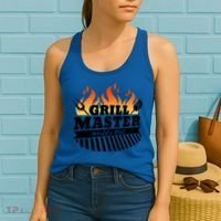 Funny Bbq Grill Master Worlds Best Grillfather Grillers Cute Gift Women's Tank Top thumb 2