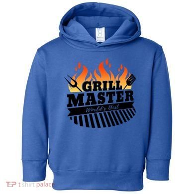 Funny Bbq Grill Master Worlds Best Grillfather Grillers Cute Gift Toddler Hoodie