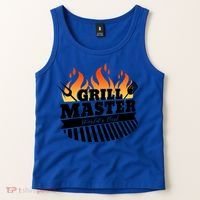 Funny Bbq Grill Master Worlds Best Grillfather Grillers Cute Gift Tank Top thumb 2