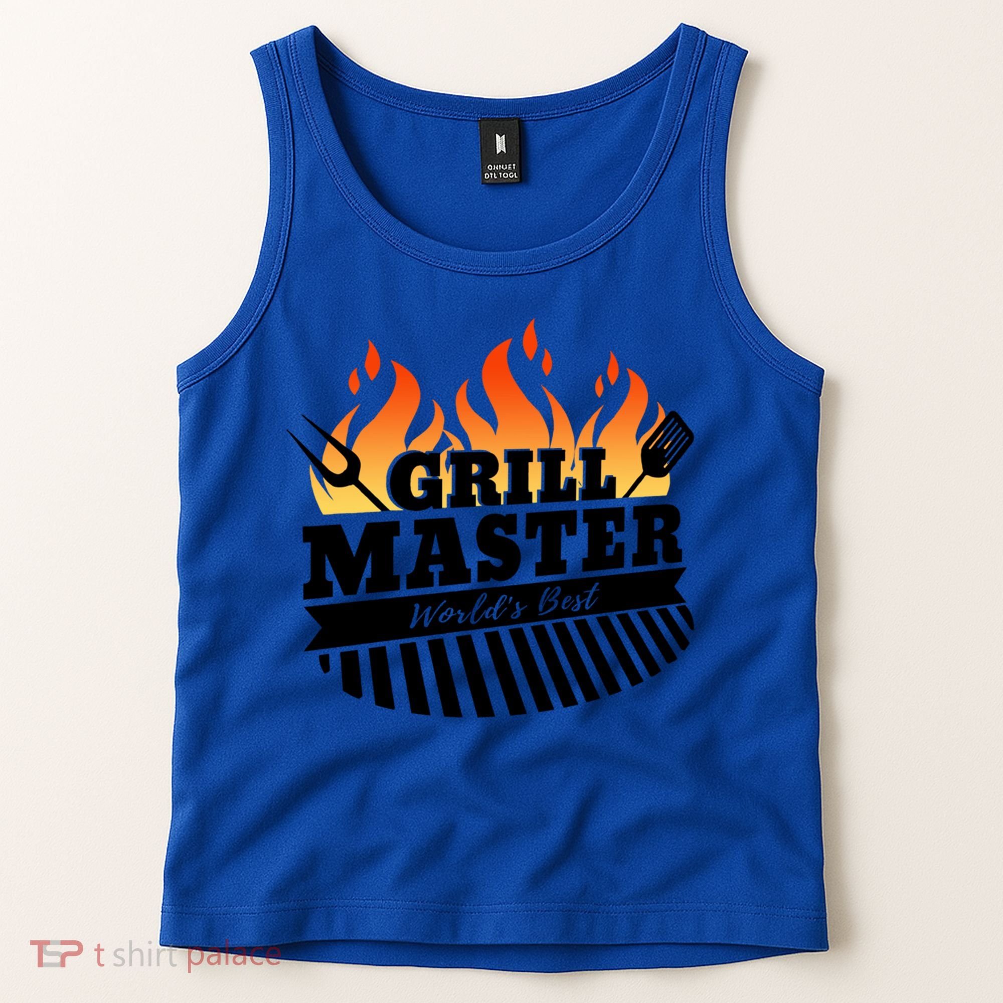Funny Bbq Grill Master Worlds Best Grillfather Grillers Cute Gift Tank Top