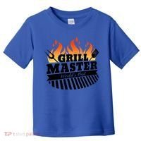 Funny Bbq Grill Master Worlds Best Grillfather Grillers Cute Gift Toddler T-Shirt thumb 0