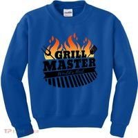 Funny Bbq Grill Master Worlds Best Grillfather Grillers Cute Gift Kids Sweatshirt thumb 0