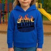 Funny Bbq Grill Master Worlds Best Grillfather Grillers Cute Gift Kids Hoodie thumb 3