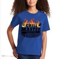 Funny Bbq Grill Master Worlds Best Grillfather Grillers Cute Gift Kids T-Shirt thumb 2