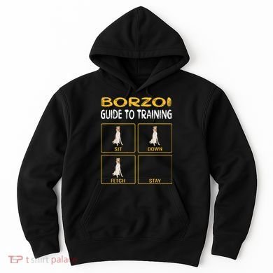 Funny Borzoi Guide To Training Dog Obedience Hoodie