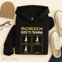 Funny Borzoi Guide To Training Dog Obedience Hoodie thumb 4