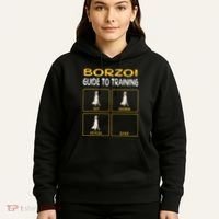 Funny Borzoi Guide To Training Dog Obedience Hoodie thumb 5