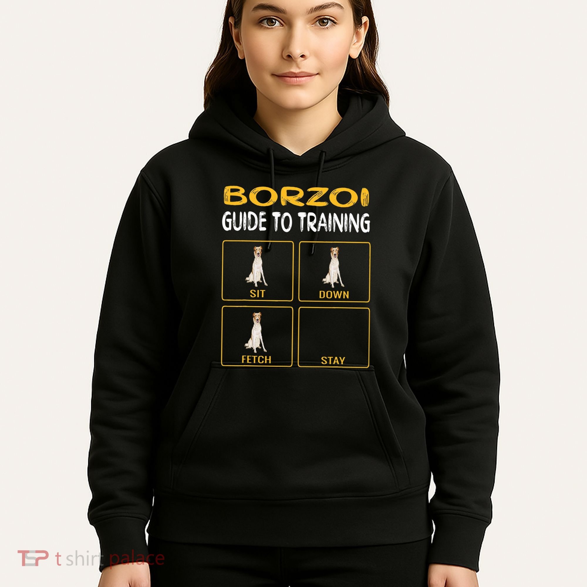Funny Borzoi Guide To Training Dog Obedience Hoodie