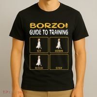 Funny Borzoi Guide To Training Dog Obedience T-Shirt thumb 3