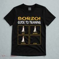 Funny Borzoi Guide To Training Dog Obedience T-Shirt thumb 5