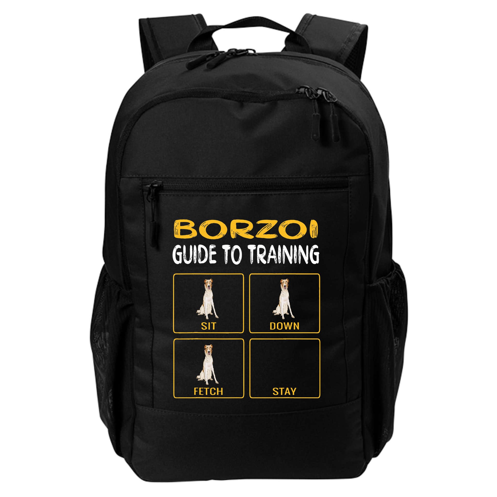 Funny Borzoi Guide To Training Dog Obedience Backpack