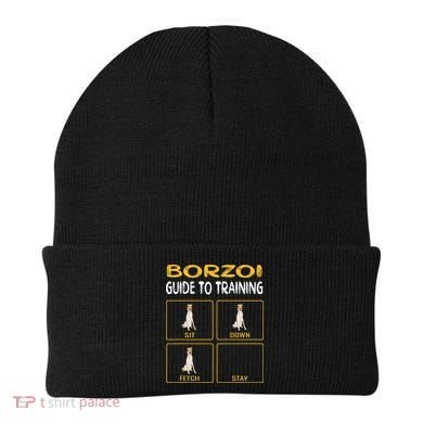 Funny Borzoi Guide To Training Dog Obedience Beanie