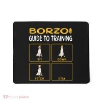 Funny Borzoi Guide To Training Dog Obedience Mousepad thumb 0
