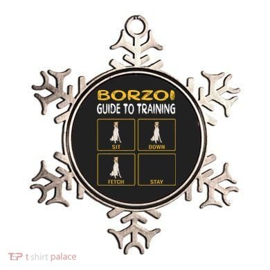 Funny Borzoi Guide To Training Dog Obedience Ornament