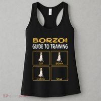 Funny Borzoi Guide To Training Dog Obedience Women's Tank Top thumb 3