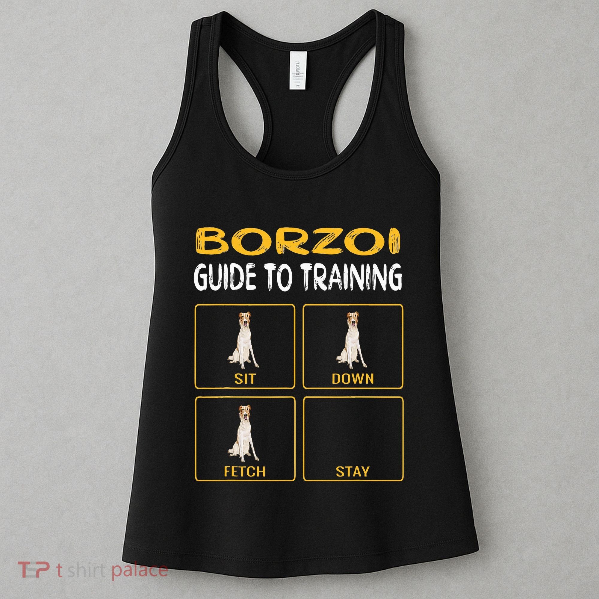 Funny Borzoi Guide To Training Dog Obedience Women's Tank Top
