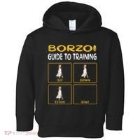 Funny Borzoi Guide To Training Dog Obedience Toddler Hoodie thumb 0