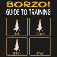 Funny Borzoi Guide To Training Dog Obedience Toddler T-Shirt thumb 4