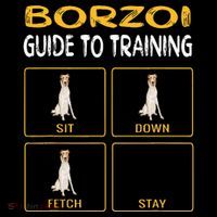 Funny Borzoi Guide To Training Dog Obedience Women's T-Shirt thumb 6