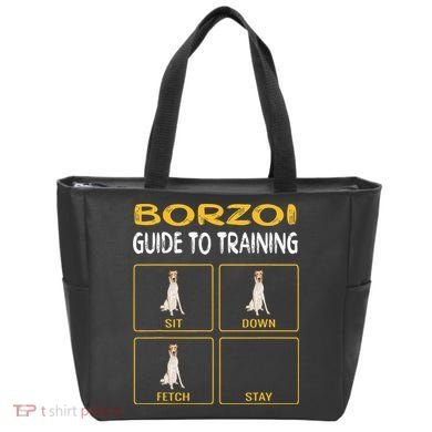 Funny Borzoi Guide To Training Dog Obedience Tote Bag