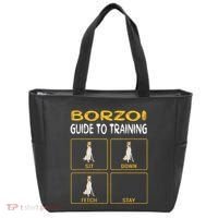 Funny Borzoi Guide To Training Dog Obedience Tote Bag thumb 0