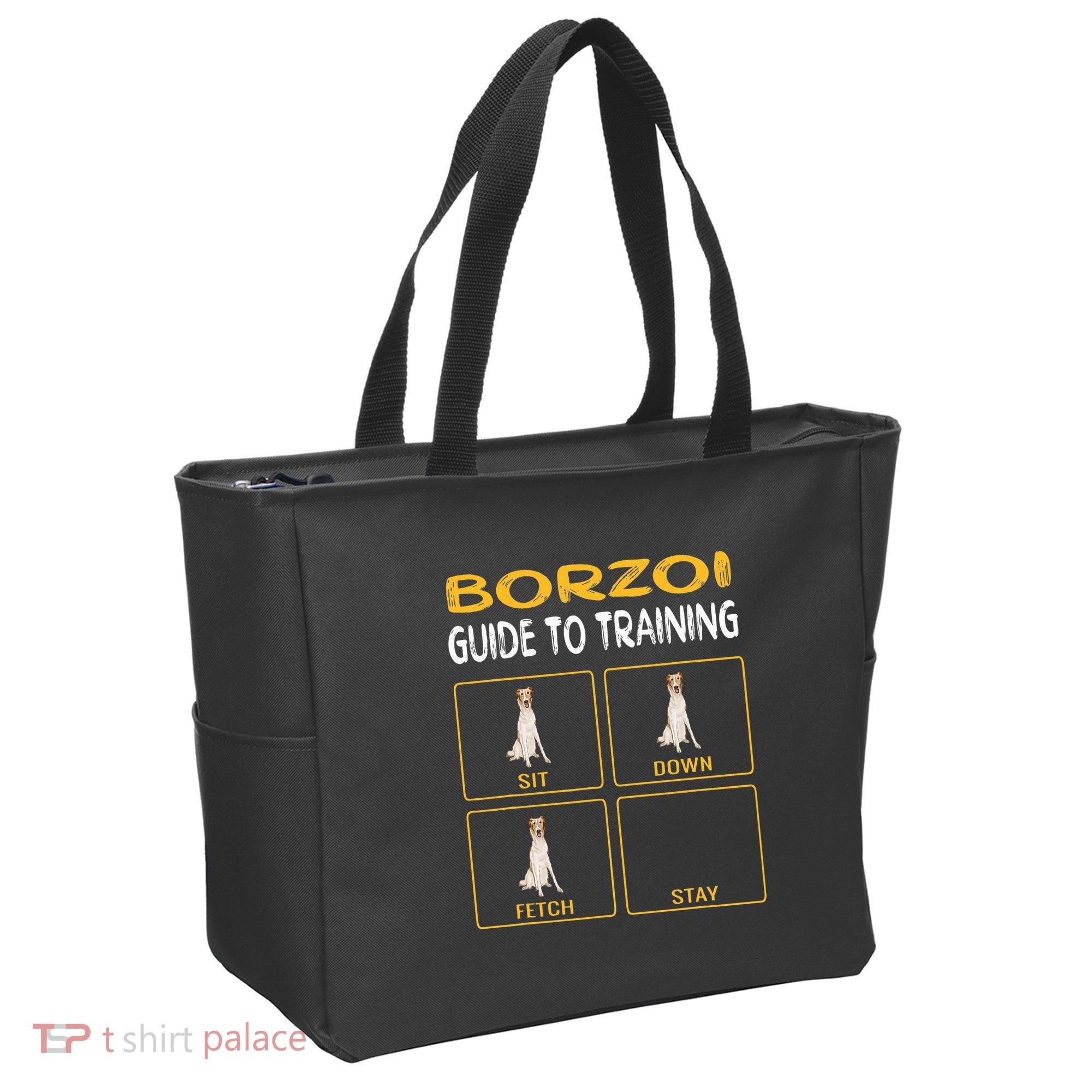 Funny Borzoi Guide To Training Dog Obedience Tote Bag
