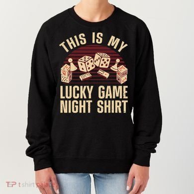 Funny Board Game Lucky Game Night Gift Women's Sweatshirt
